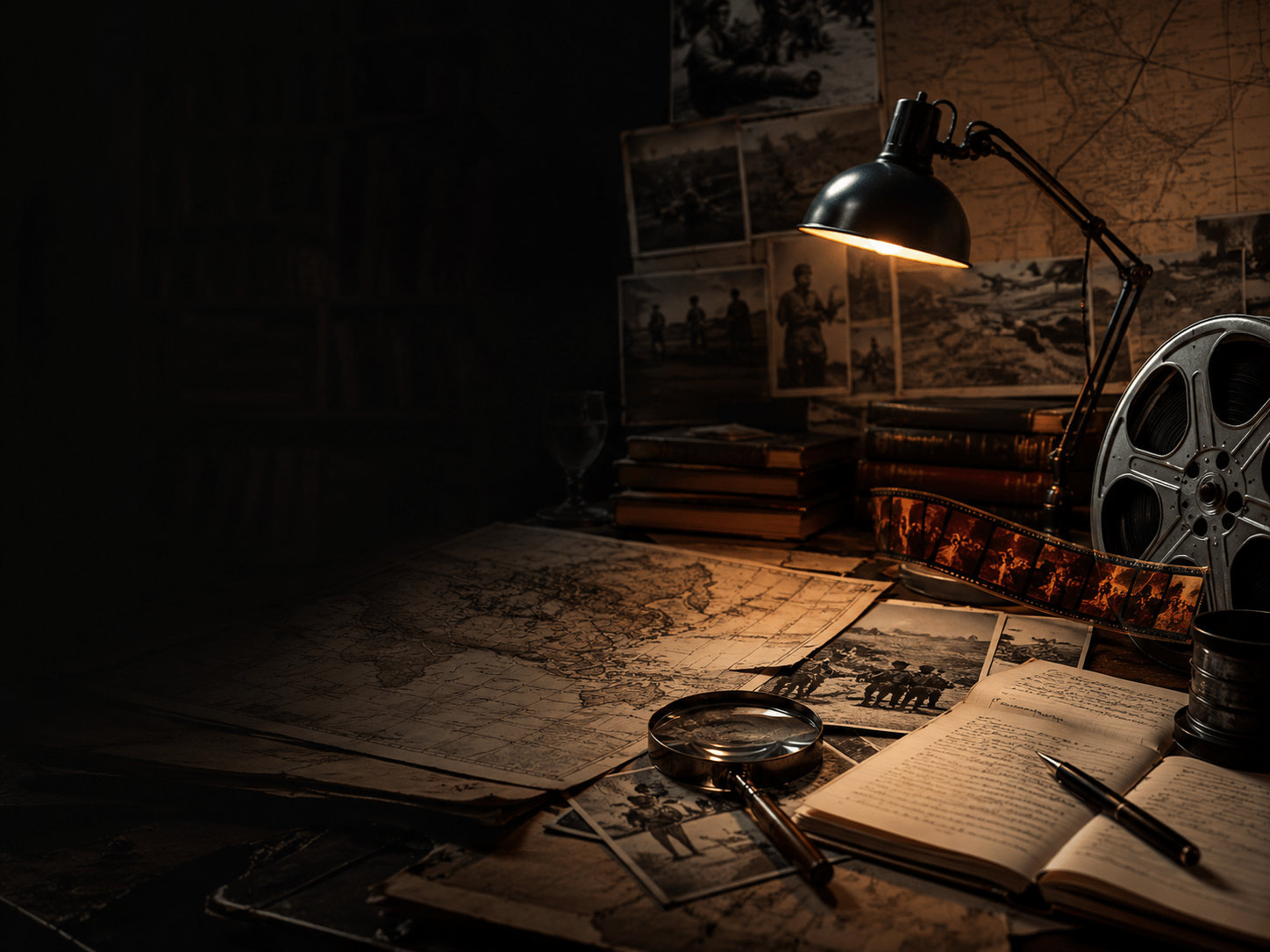 Ambiente de produção e pesquisa de documentários históricos